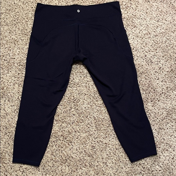 NWOT Lululemon Athletics Invigorate High Rise True Navy Leggings - Picture 1 of 6